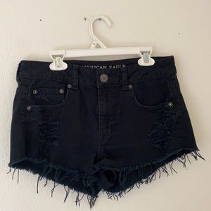 black american eagle festival shorts